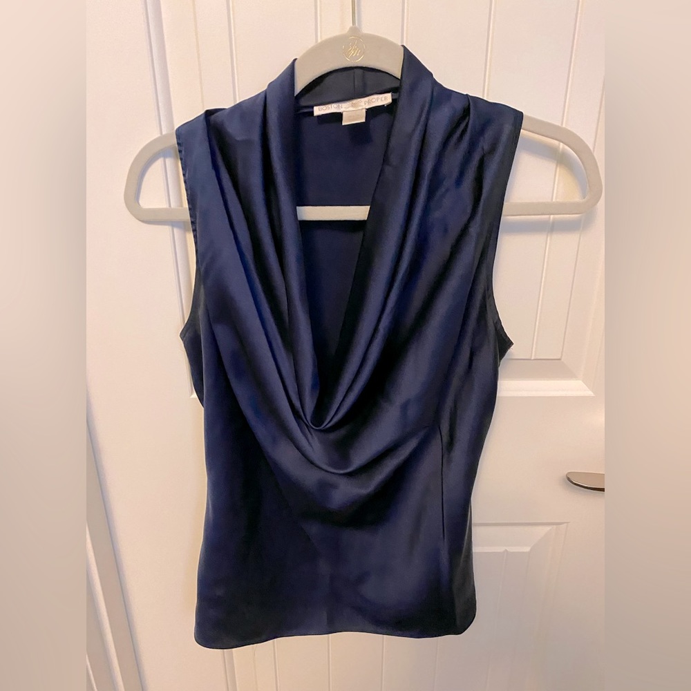 Drape Front Top